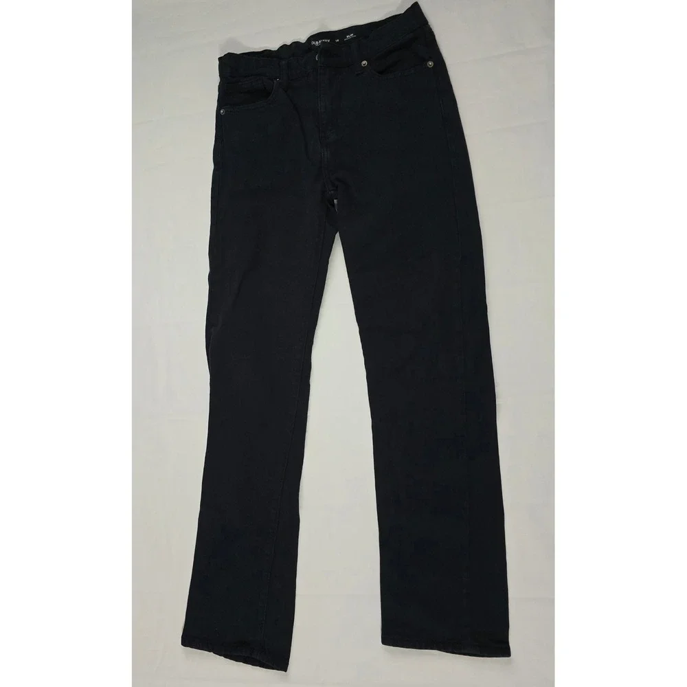 Old Navy Boys Slim Jeans Size 14 Dark Navy Blue 360 Stretch Built-In Flex Pants